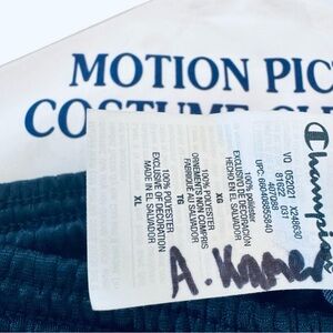 ACTOR A. KRAMER NAME ON SIZE TAG Movie and TV Clothes XL ACTOR-USED blue shorts